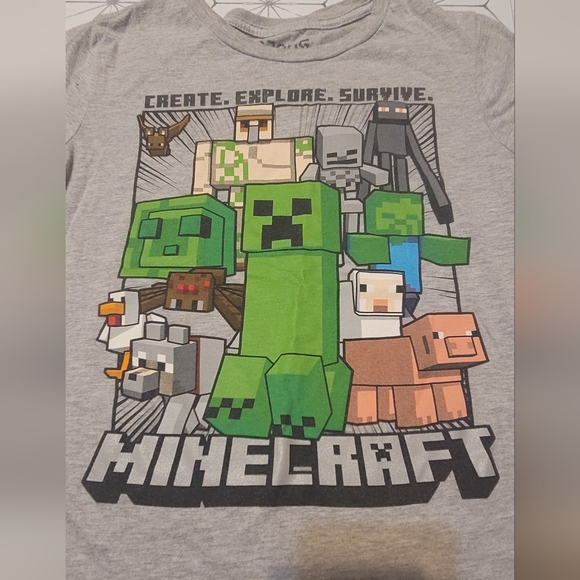 Minecraft kid large t-shirt - Picture 2 of 4